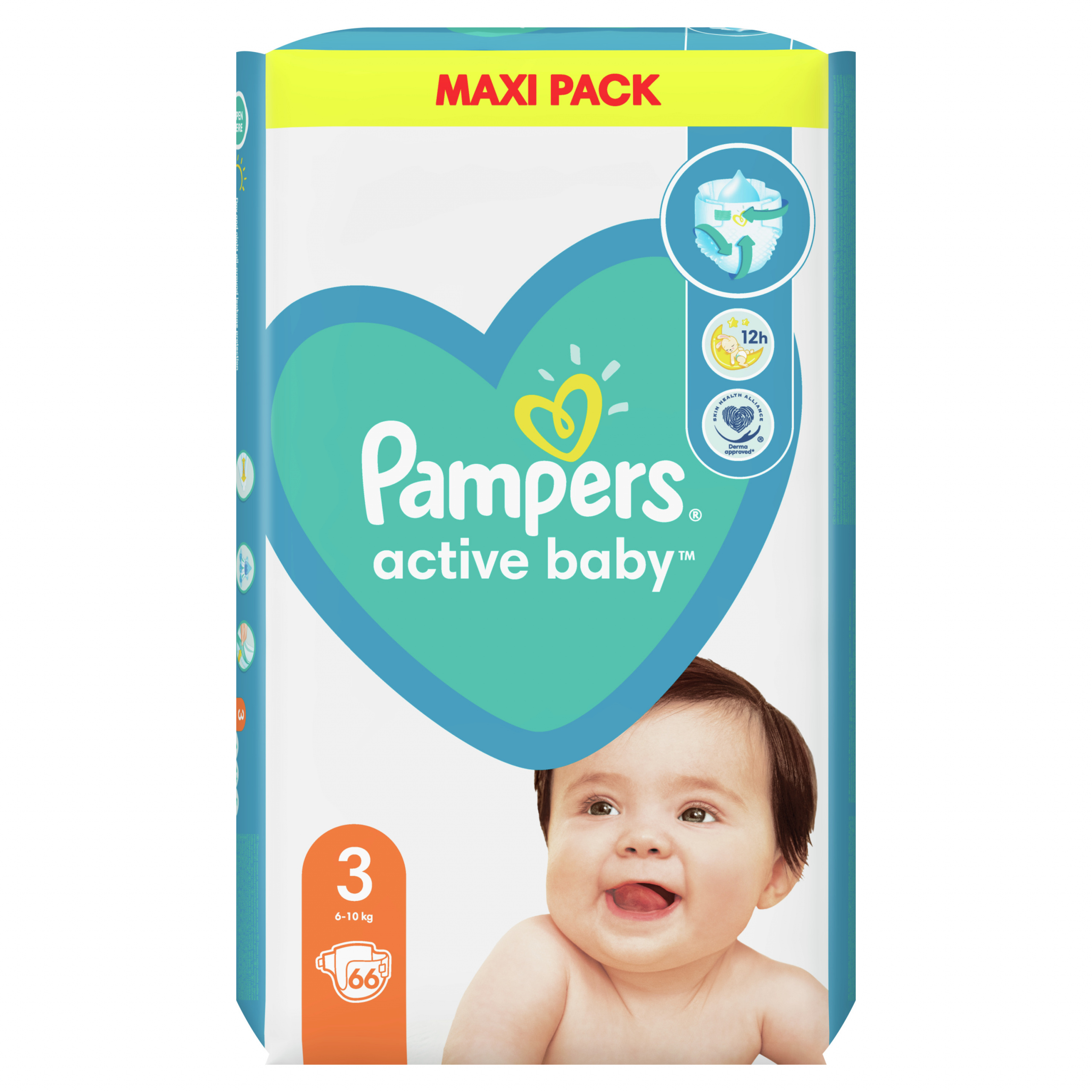 pieluchy pampers active baby 3 cena