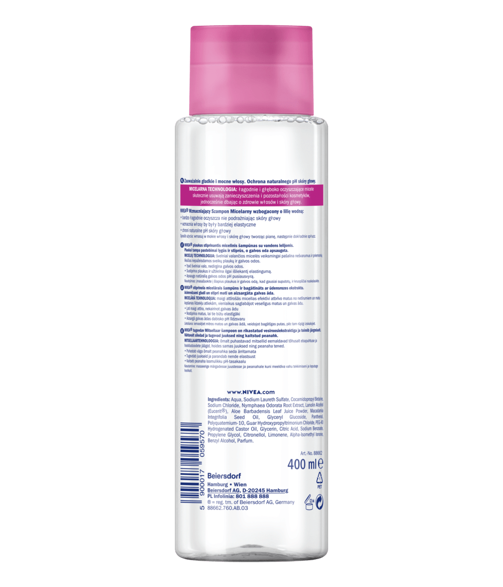 wzmacniający szampon micelarny