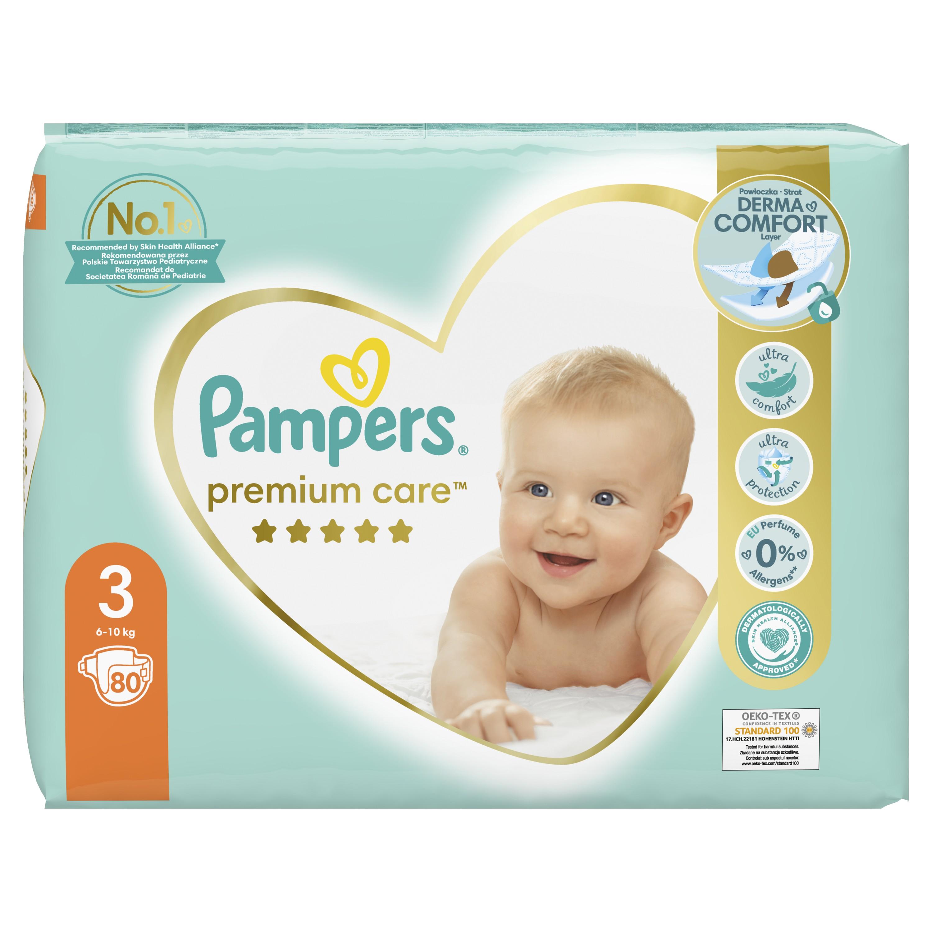 pampers premium care 3 80 szt