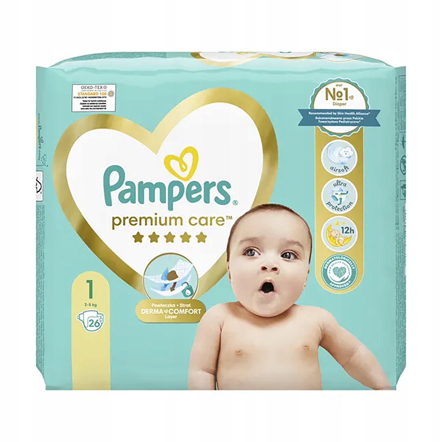 pieluchy pampers premium care 1 mall