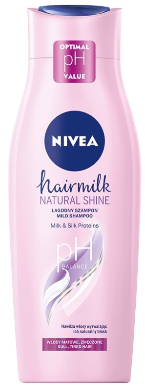 nivea hairmilk szampon shine