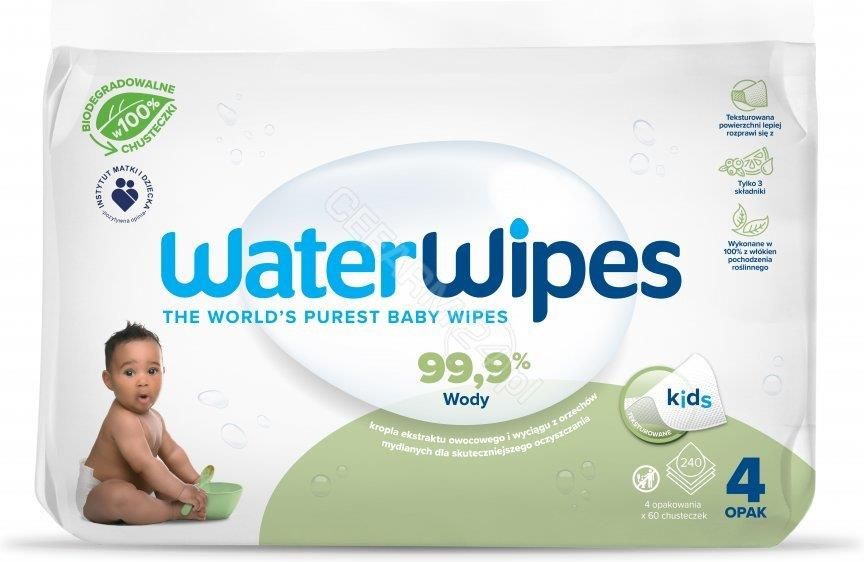 chusteczki nawilżane wodą water wipes eco & more