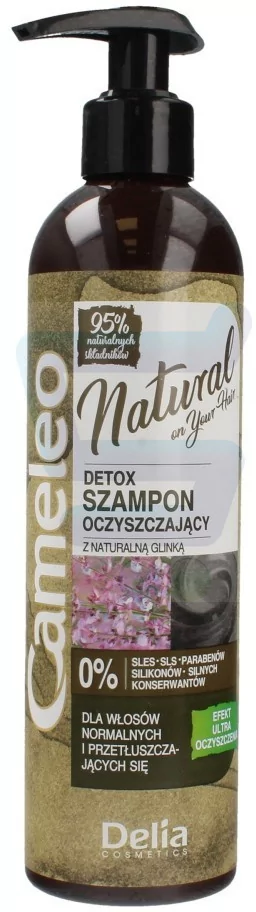 cameleo natural detox oczyszczający szampon do włosów