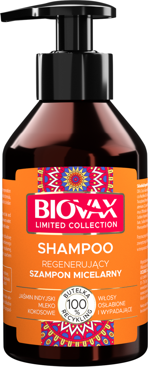 biovax limited collection oczyszczający szampon micelarny