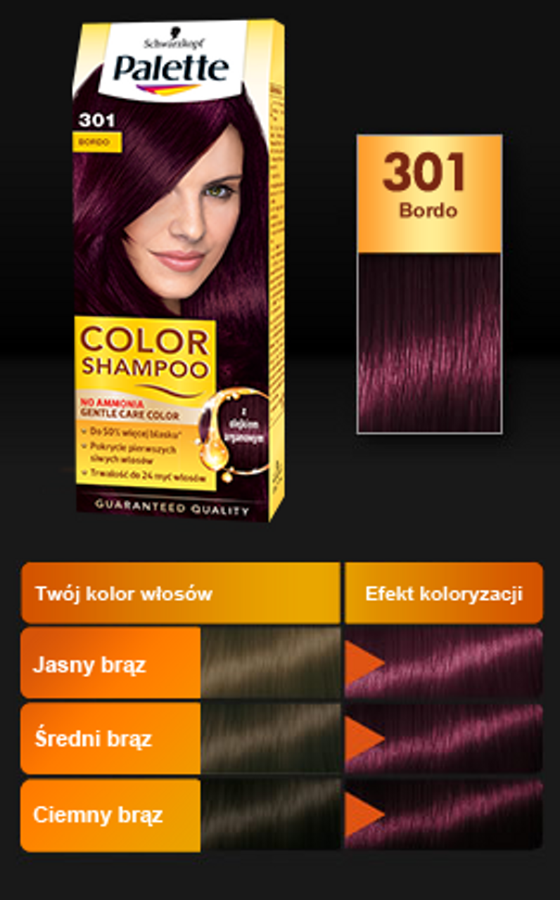 palette color shampoo szampon