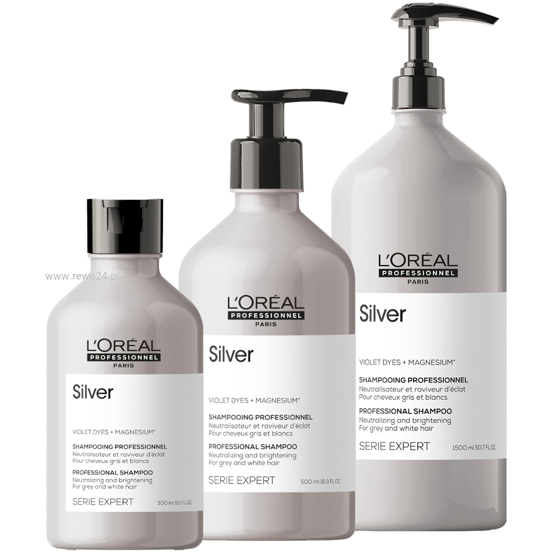 loreal silver szampon minti