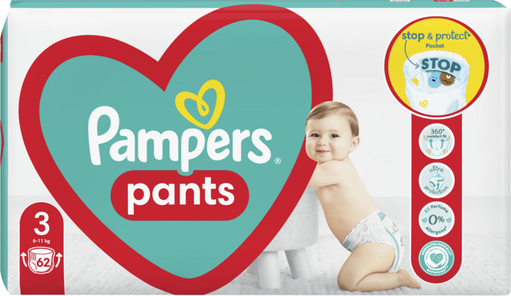 pieluchomajtki pampers 3 rossmann