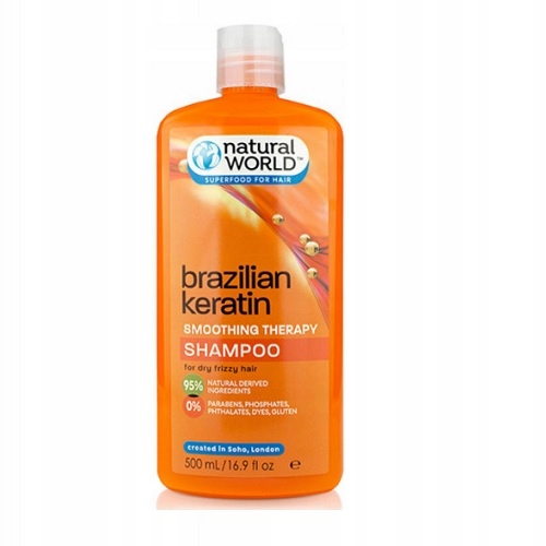 natural world brazilian keratin szampon 500ml opinie