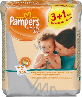 chusteczki pampers sensitive 4x64