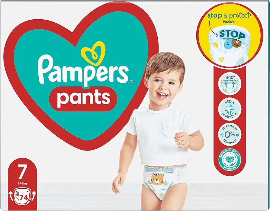 pantsy pampers tasma z tylu