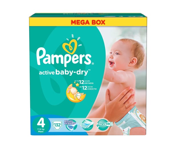 pieluchy pampers active baby dry 4