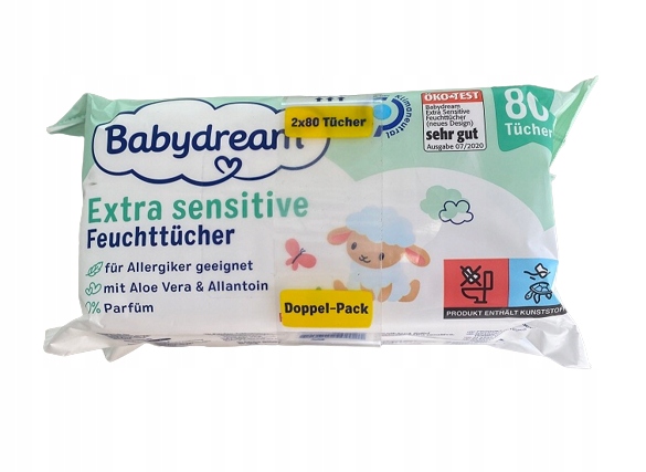 babydream chusteczki nawilżane dla niemowląt wielopaki