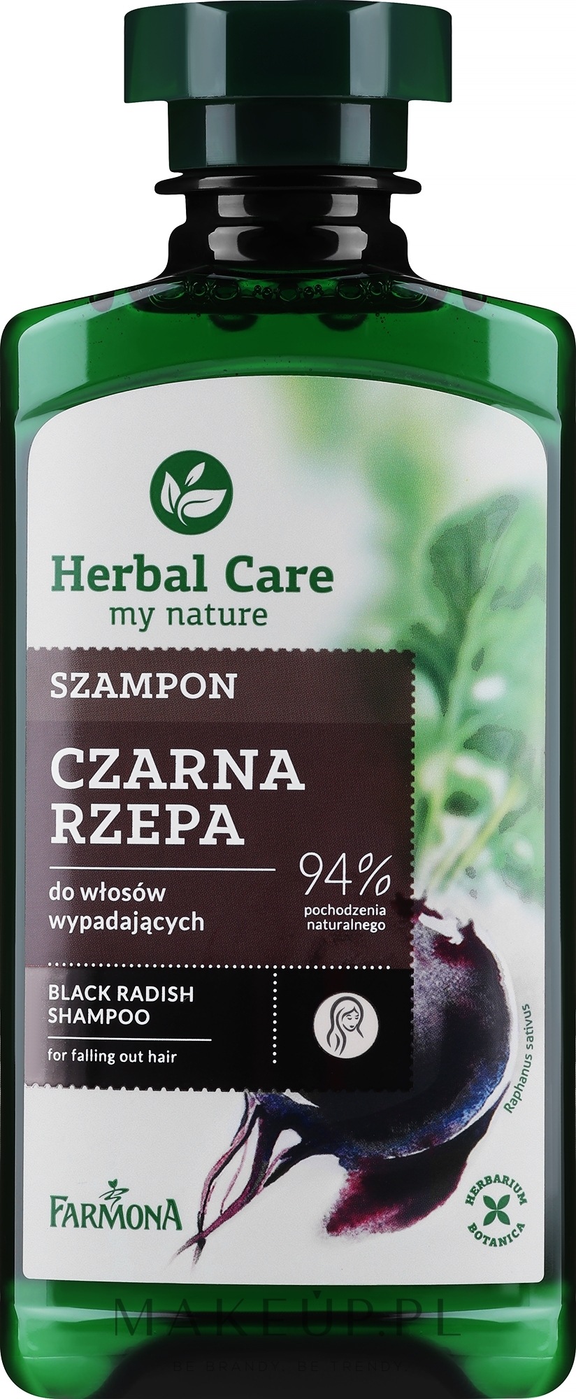 herbal care szampon czarna rzepa składniki