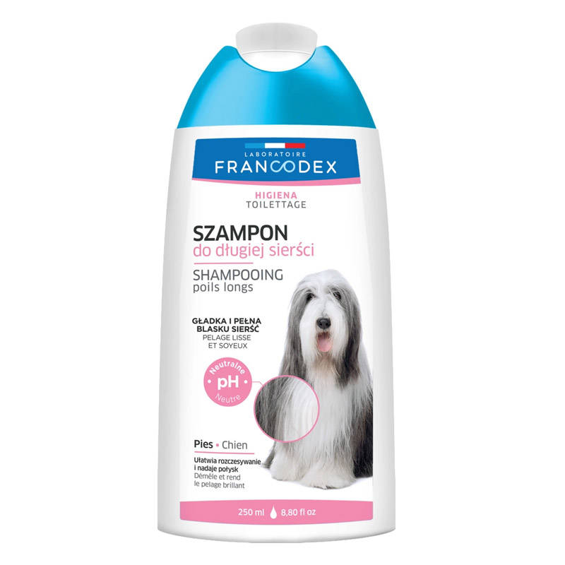 szampon do pielegnacji długiej siersci dla małych ras