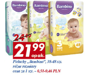 pieluchy bambino auchan