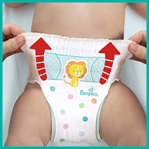 pampers imitujący majtki