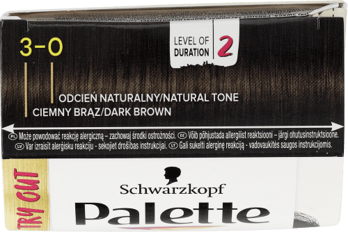 palette color shampoo szampon koloryzujący ciemna czekolada