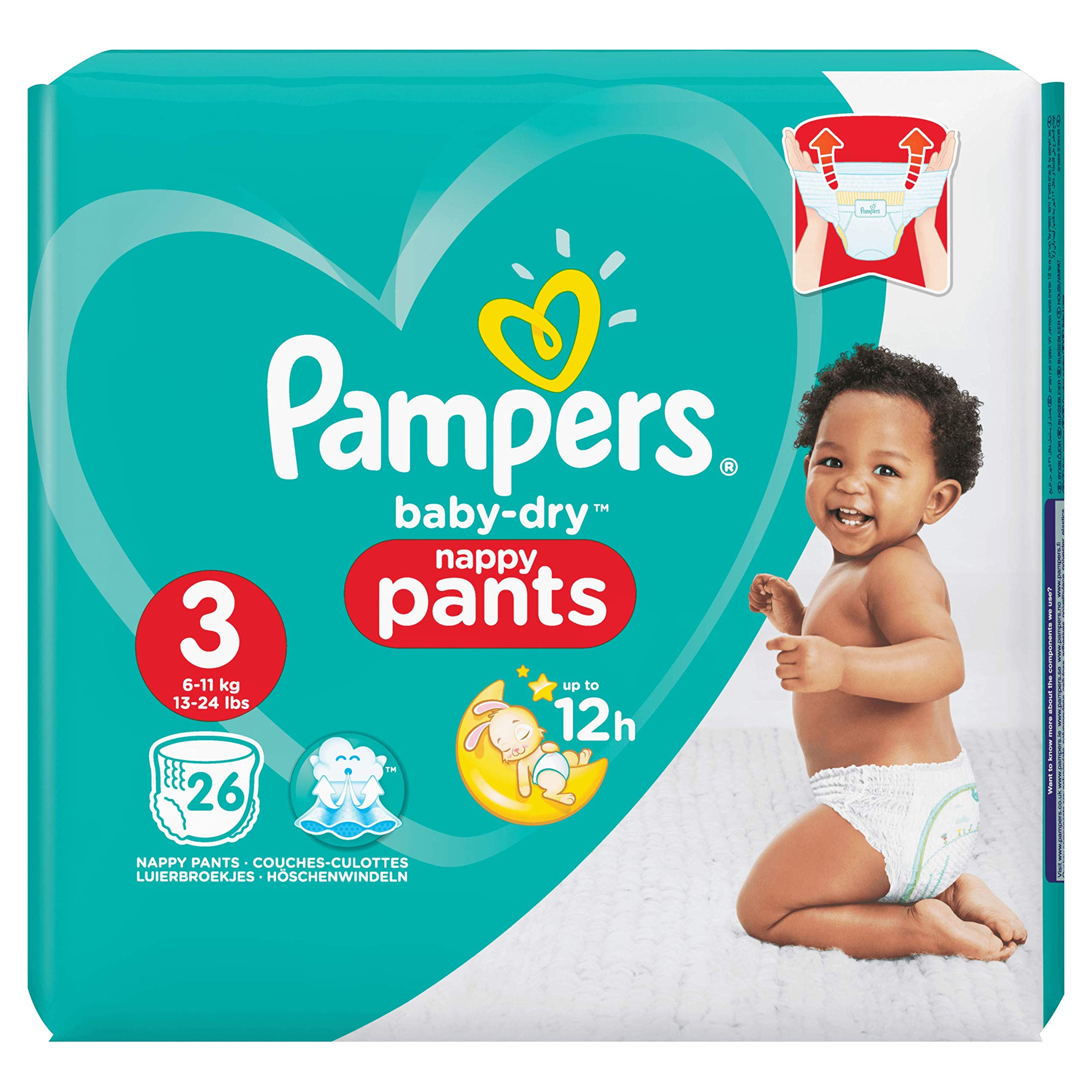 pampers pants 3 26 szt