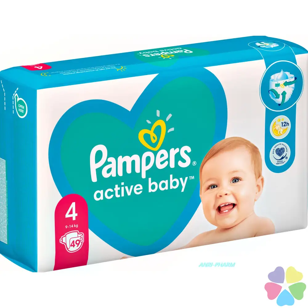 pampers 4 act baby 9-14kg