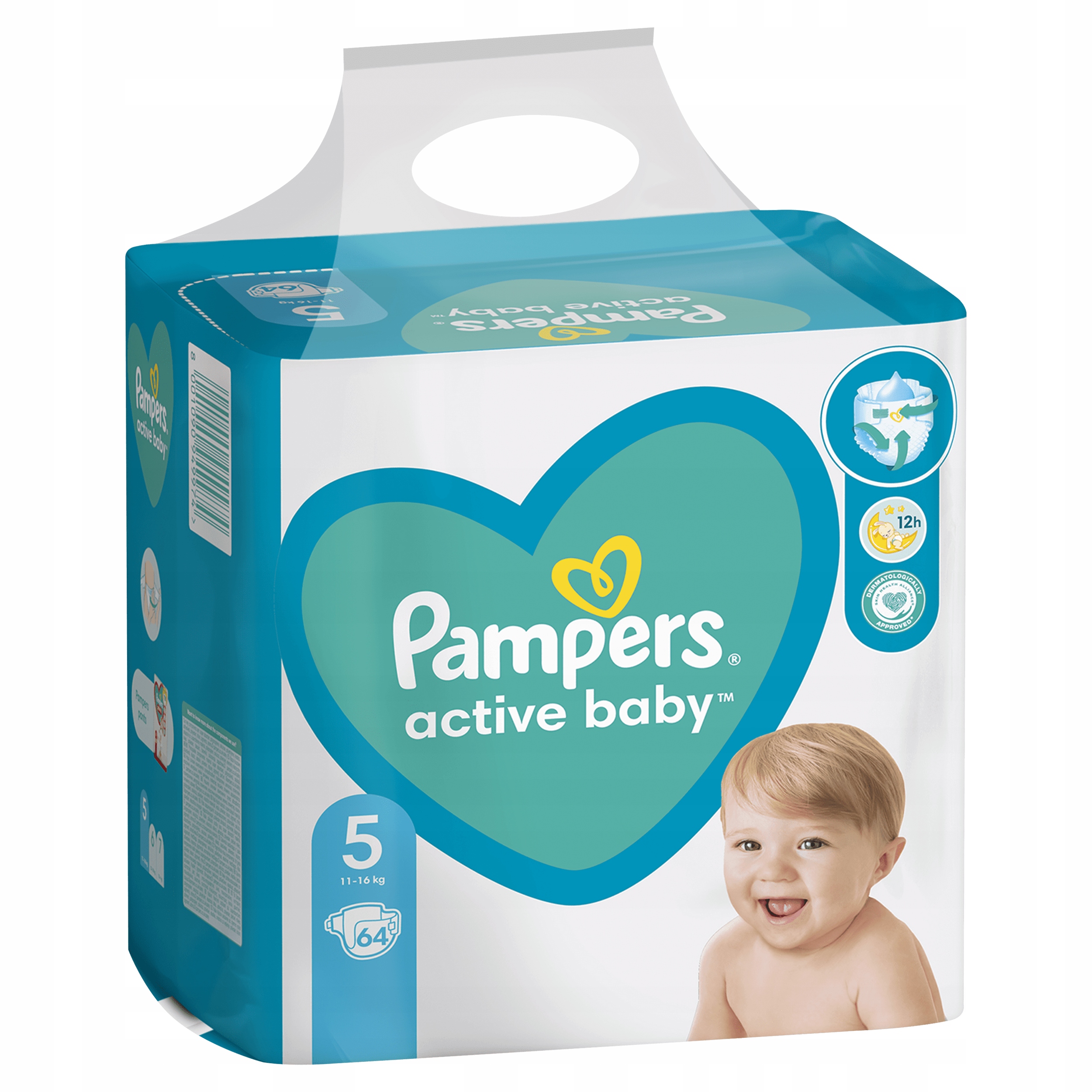 pampers aktiv baby roz 5 64 szt