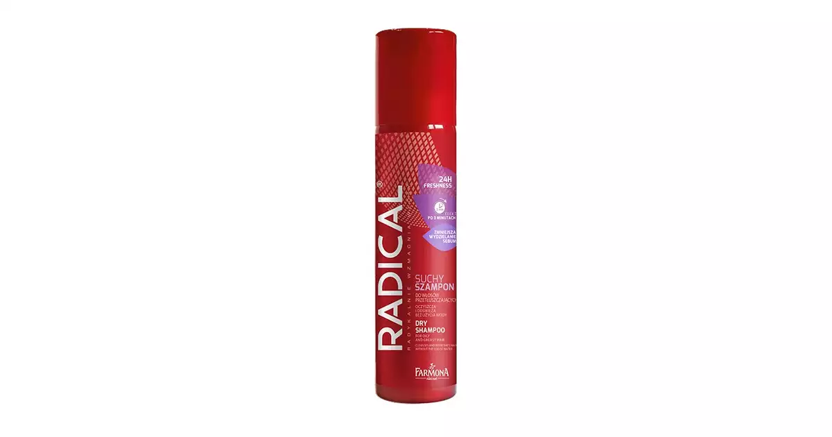 radical suchy szampon spray