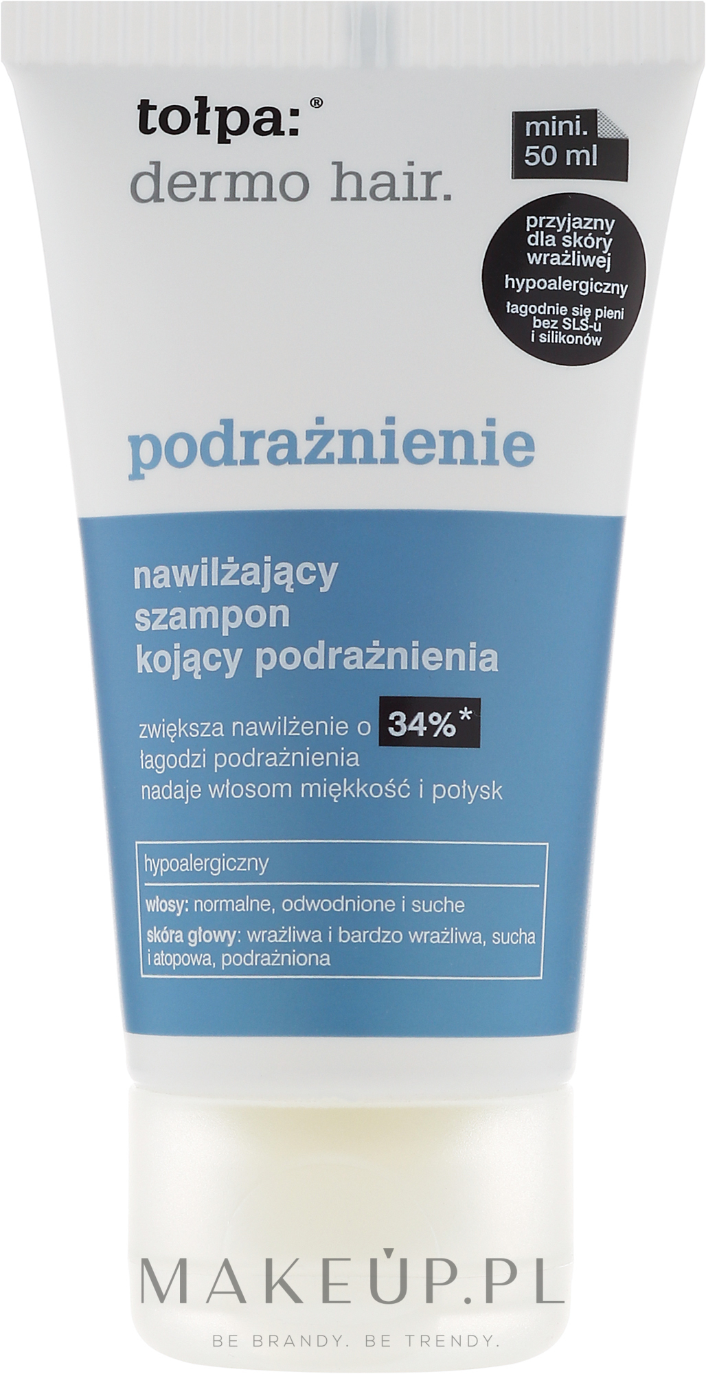 dermo hair nawilżający szampon kojący podrażnienia