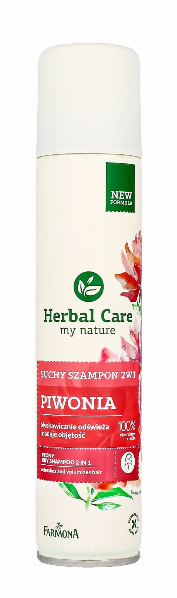 suchy szampon herbal care piwonia