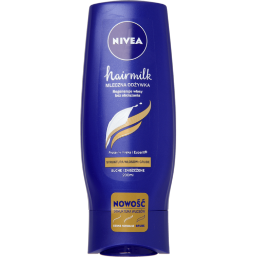 promocja nivea hairmilk mleczny szampon do włosów o cienkiej strukturze