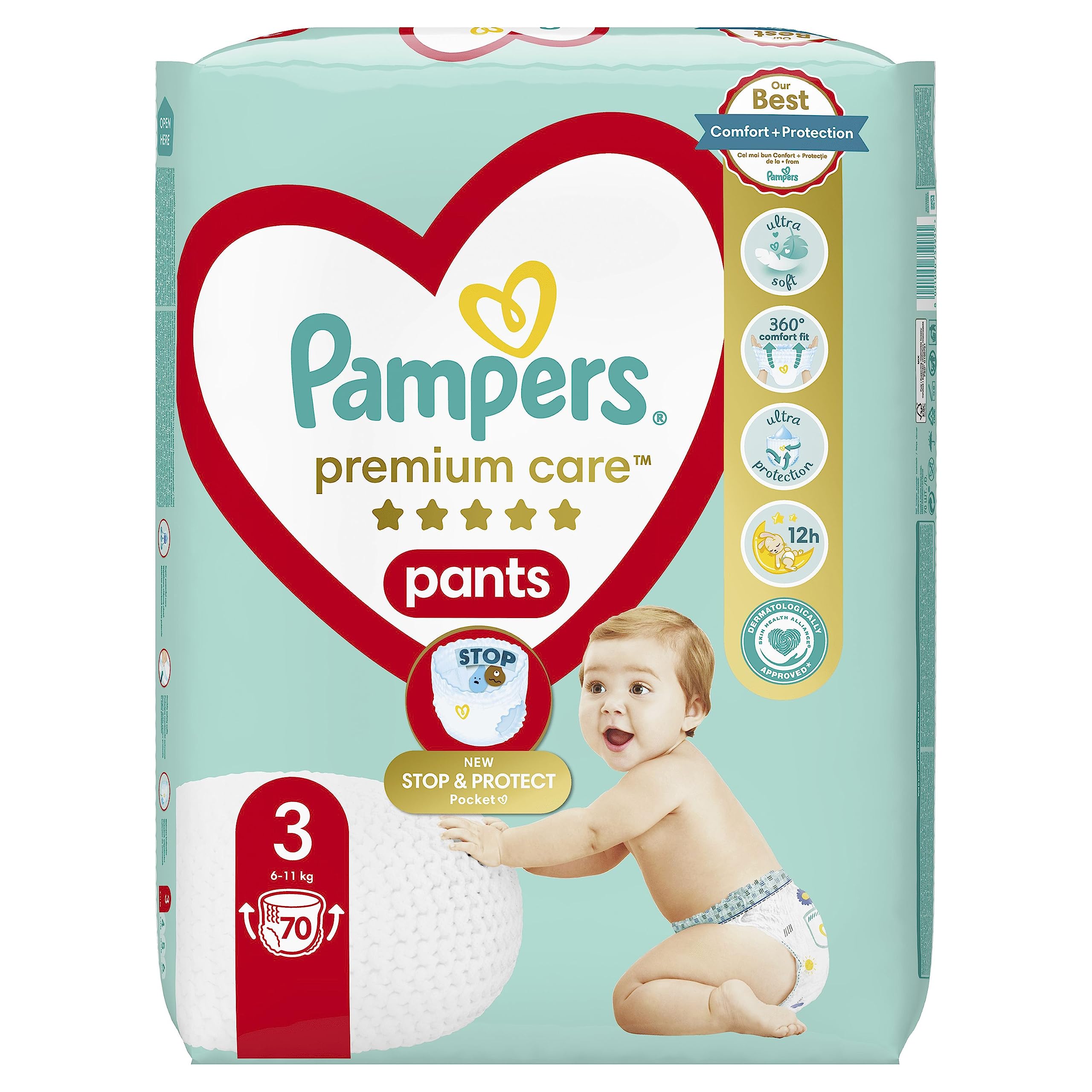 pampers pants ktora strona zakladac