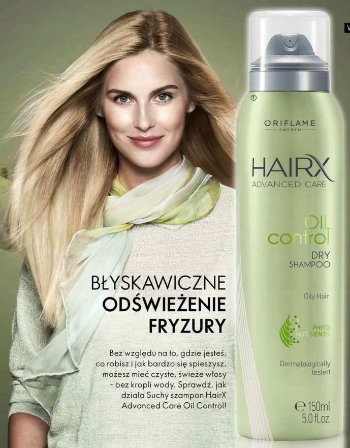 suchy szampon hairx advanced care oil control