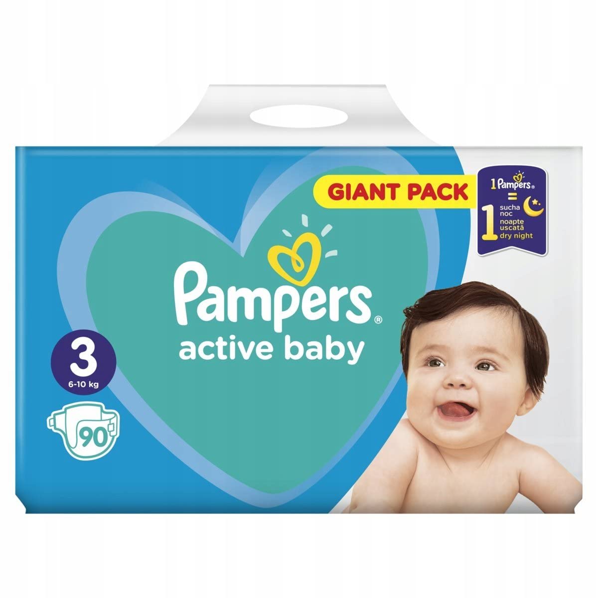 pampers 3 jumbo pack 90 sztuk