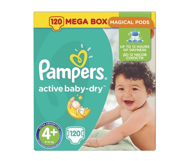 pampers przedział wagowy 4