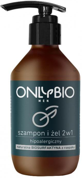 onlybio men hipoalergiczny szampon i żel 2w1 dla mężczyzn