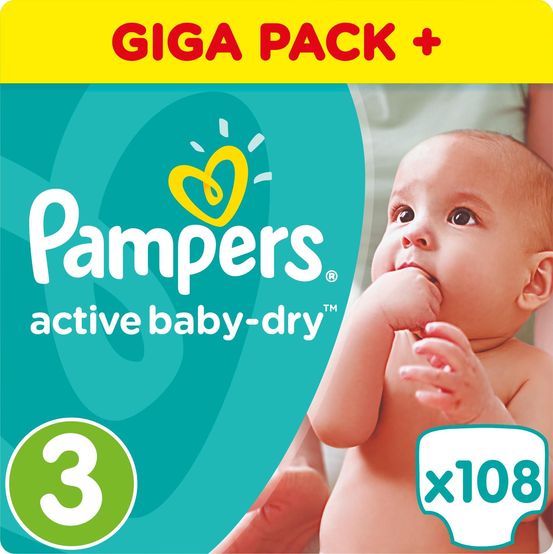 pampers 3 108 sztuk cena