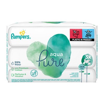 aqua pure pampers skład