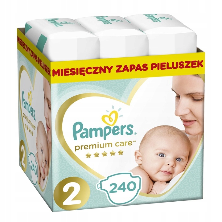 pampers premium care 2 zapas na miesiąc allegro