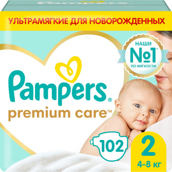 pampers premium care 2 80 шт