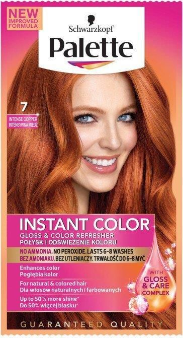 palette instant color szampon koloryzujący nr 7 intensywna miedź
