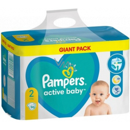 pampers active dry 1 43 szt