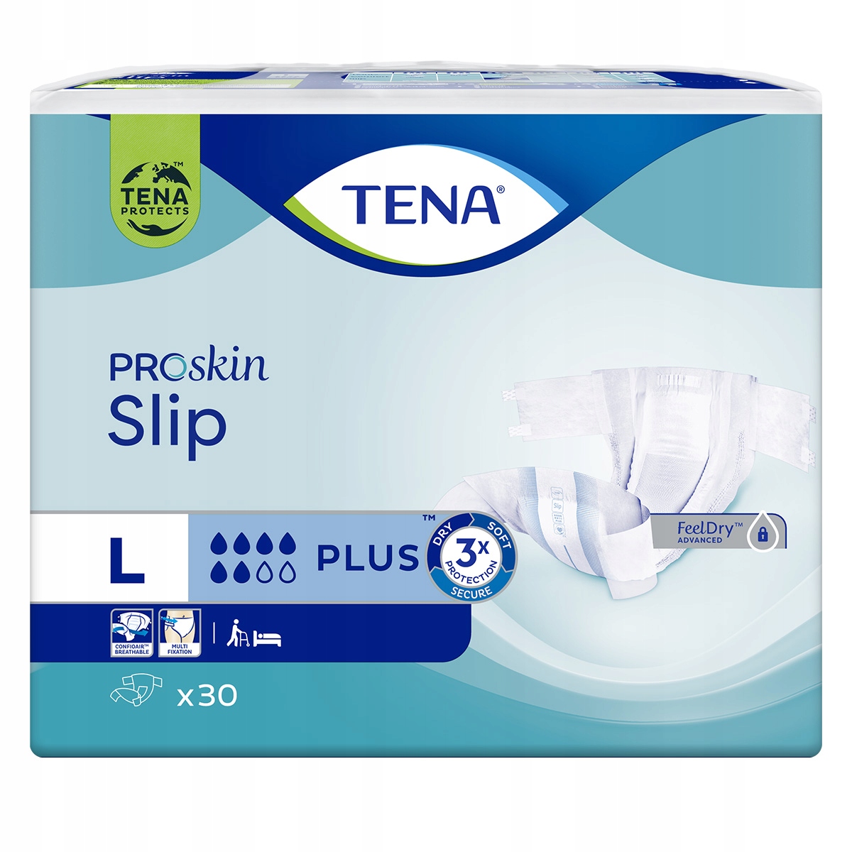 pieluchy tena tena slip plus large pieluchomajtki 30 sztuk