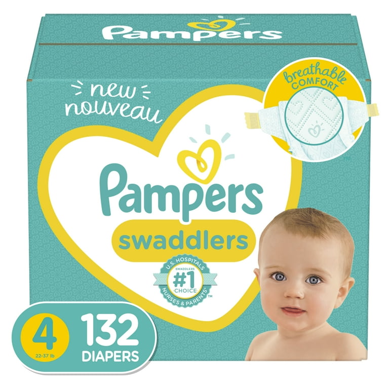 pampers 132 count size 4