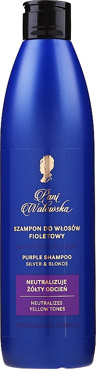 niebieski szampon do szarych włosów