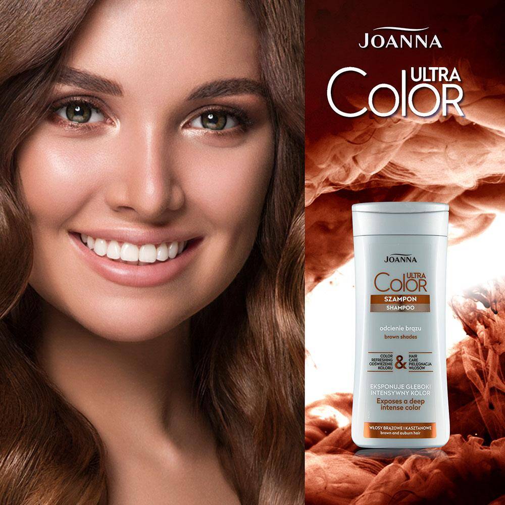 joanna ultra color system szampon do włosów brązowych