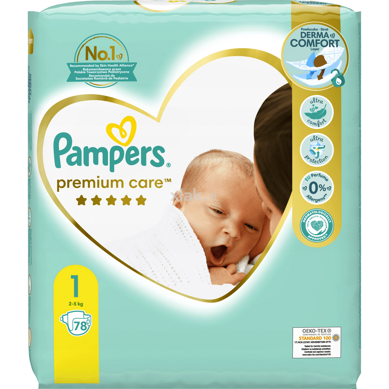 pampers premium care pieluchy 1 newborn 2 mini 222 szt