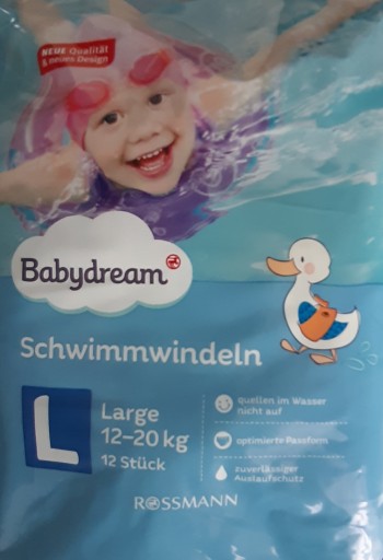 babydream pieluchy large na basen