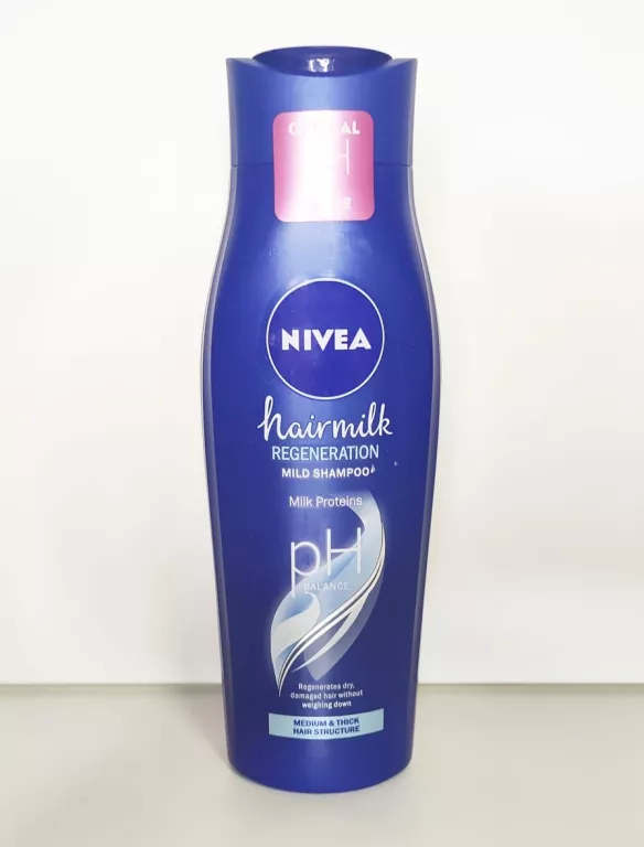 nivea szampon hairmilk do grybych