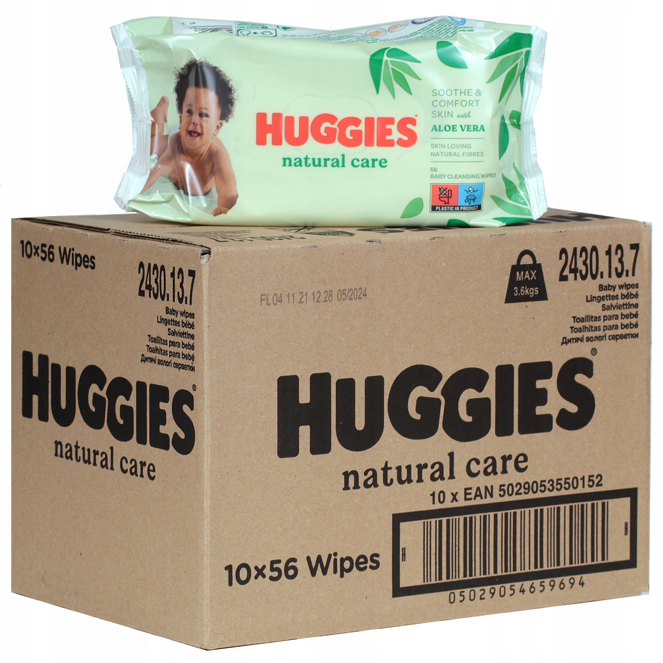 huggies nawilżane chusteczki disney natural care 10x56 szt