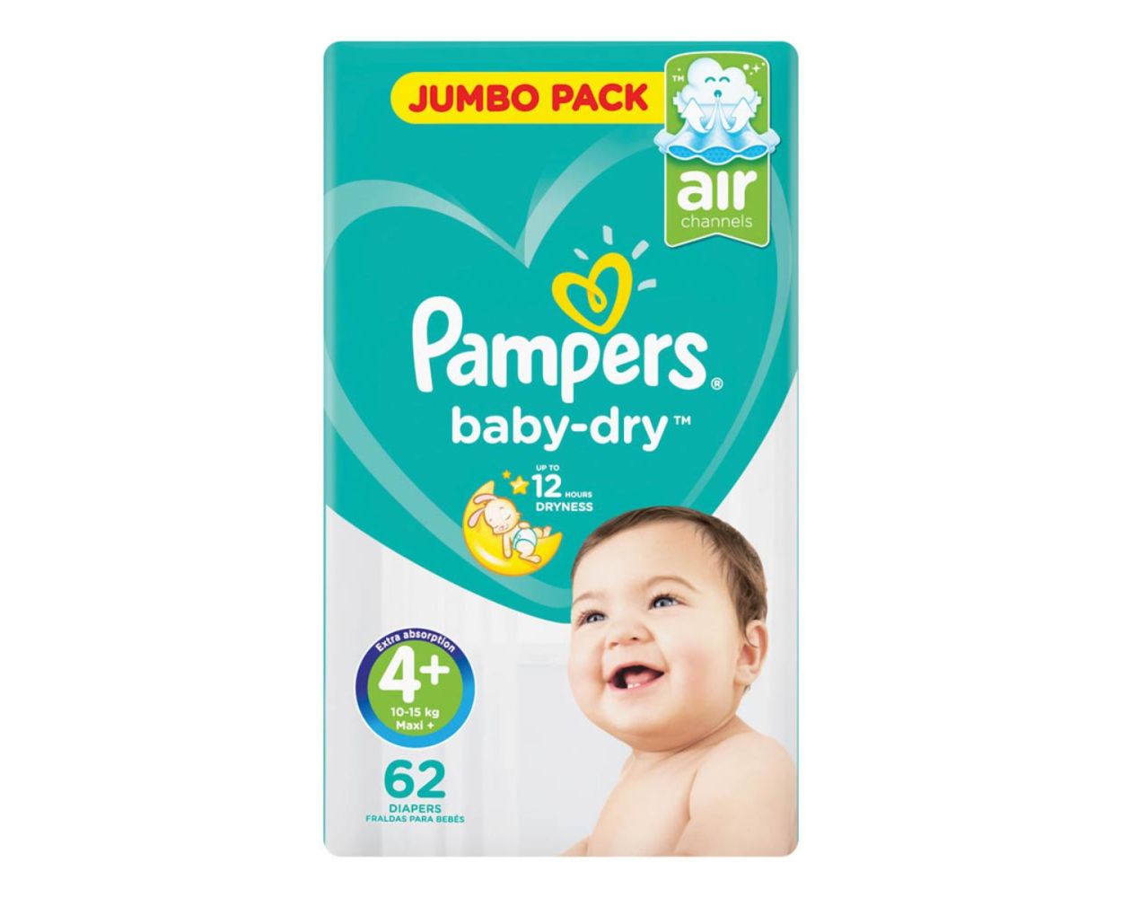 pampers baby active dry 4