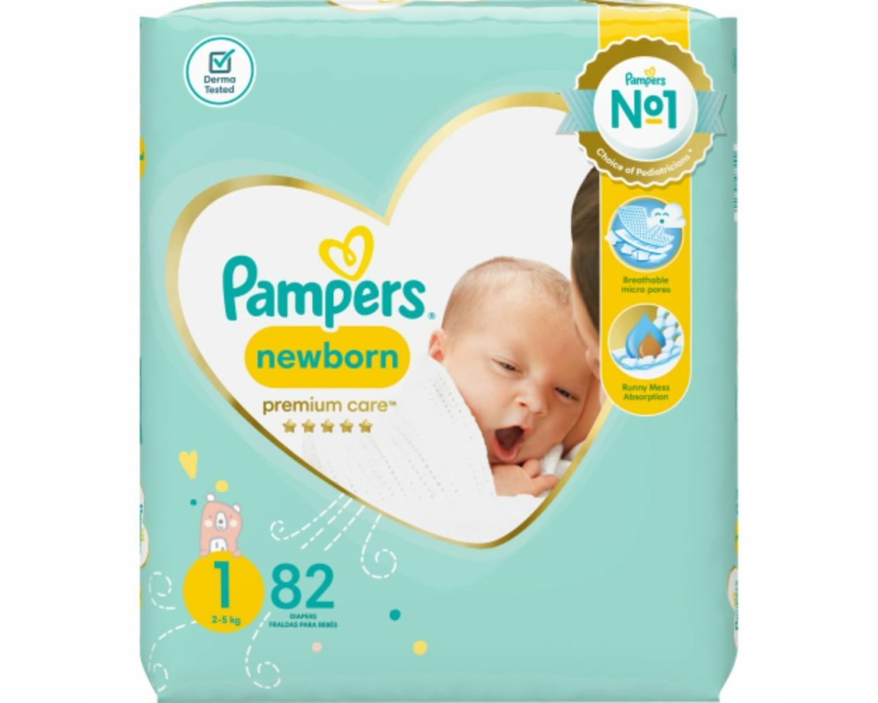 pampers premium care 1 2