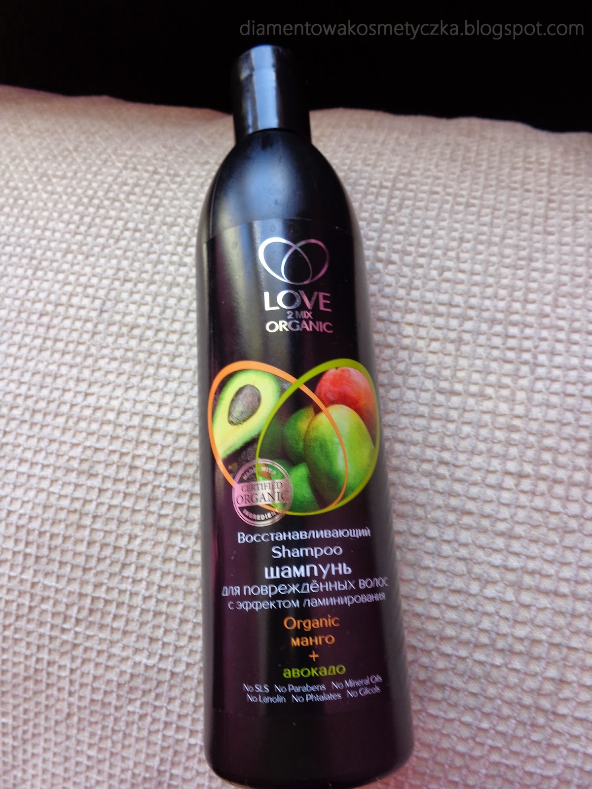 love2mix organic wizaż szampon na porost